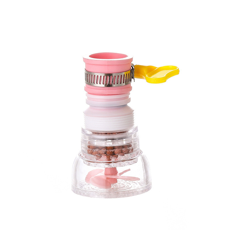 Grifo, cabezal a prueba de salpicaduras, filtro de purificación de agua de cocina, giratorio retráctil, con piedra médica, artefacto de ducha de ahorro de agua al por mayor