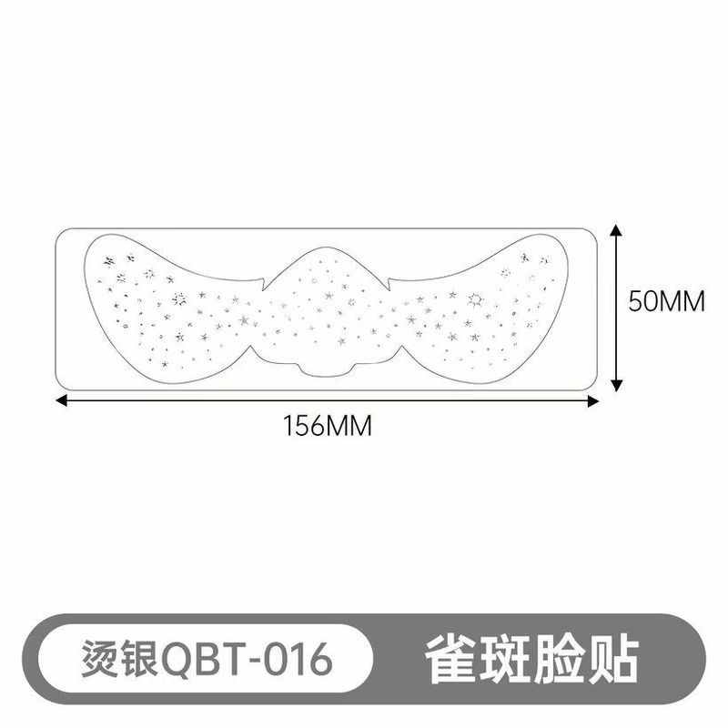 欧米風そばかすステッカー、金箔、銀箔、レーザーカラー、全種類防水、汗に強い、長持ちする一時的なメイクアップタトゥーステッカー|undefined