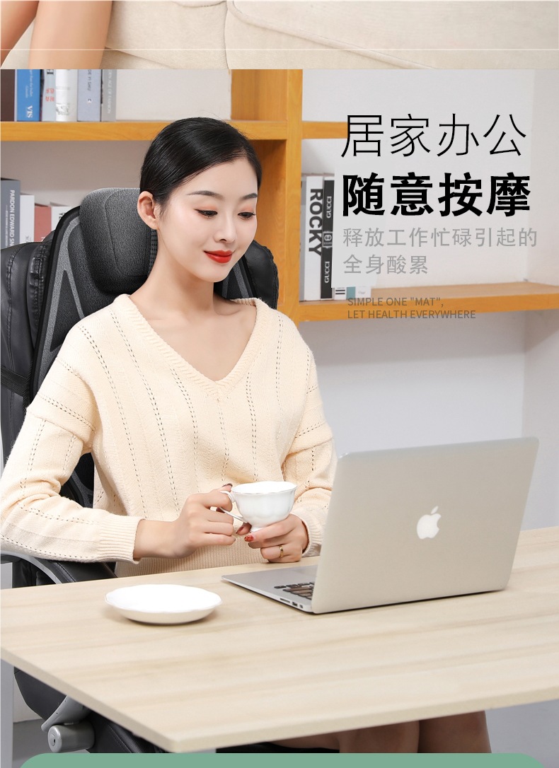 Enlong Car Cervical Spine Massager Waist Back Lumbar Spine Car Massage Cushion Hip Chair Cushion Pillow