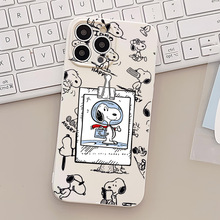 可爱卡通史努比适用苹果17手机壳iphone14ins风13软壳16果冻壳15