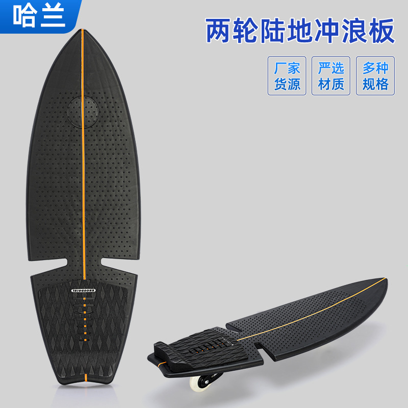 Skateboard Rrougir Two-Wheel Land Surfboard Youth Two-Wheel One-Piece Snake Board Vitality Board Dragon Board
