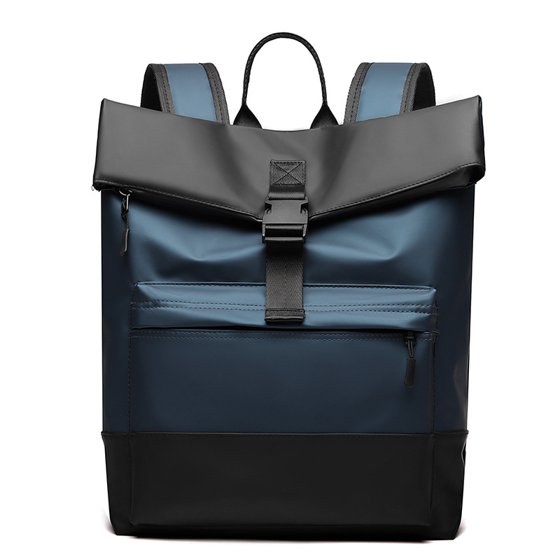 2025 nueva mochila de viaje de gran capacidad de todo fósforo de moda de película de cuero para mujer, mochila de alta gama, bolso de negocios para computadora para hombre