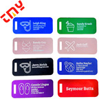 Металлическая багажная бирка, защитная защитная сумка, (Трансграничная торговля), с печатью вашего логотипа