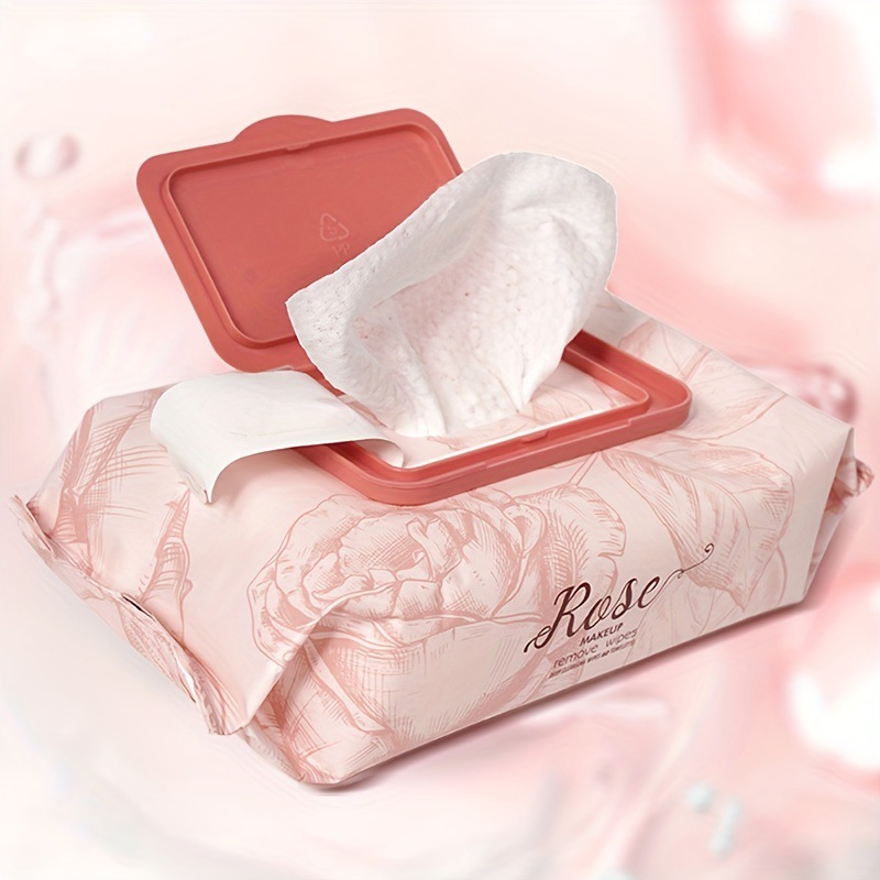 Toallitas desmaquillantes de punto transfronterizo de USHAS, limpieza suave y profunda, ojos, labios, cara, toalla de limpieza desechable perezosa, portátil