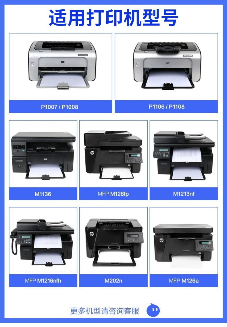 适用打印机型号
