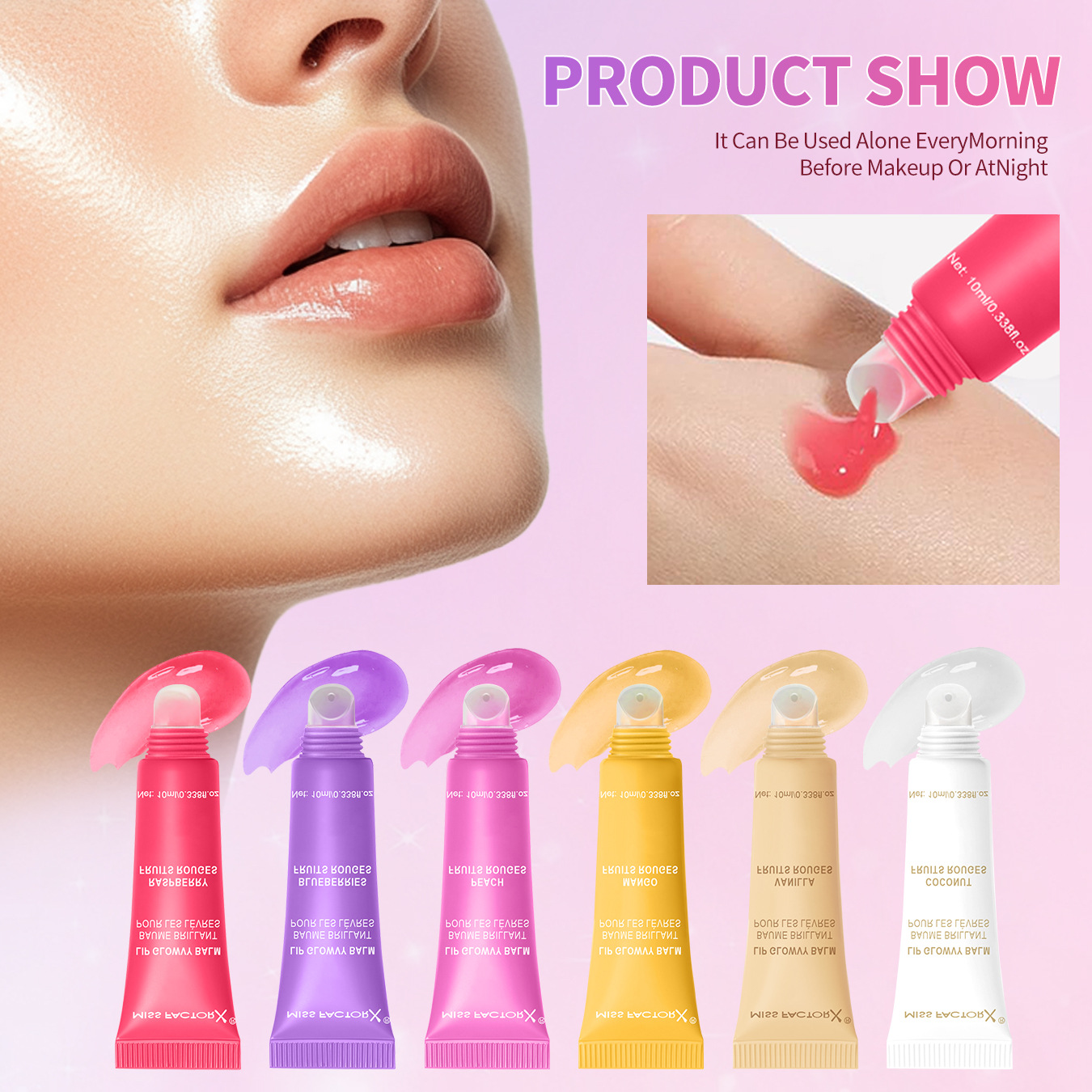 Cross-border Exclusive 6-Pack Moisturizing Oil, Glossy Primer, Essential Lip Oil Set For Autumn And Winter Care_voghion.com