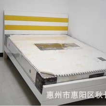 公寓房现代简约1米5家用双人床1米8主卧北欧经济型出租屋单人床架