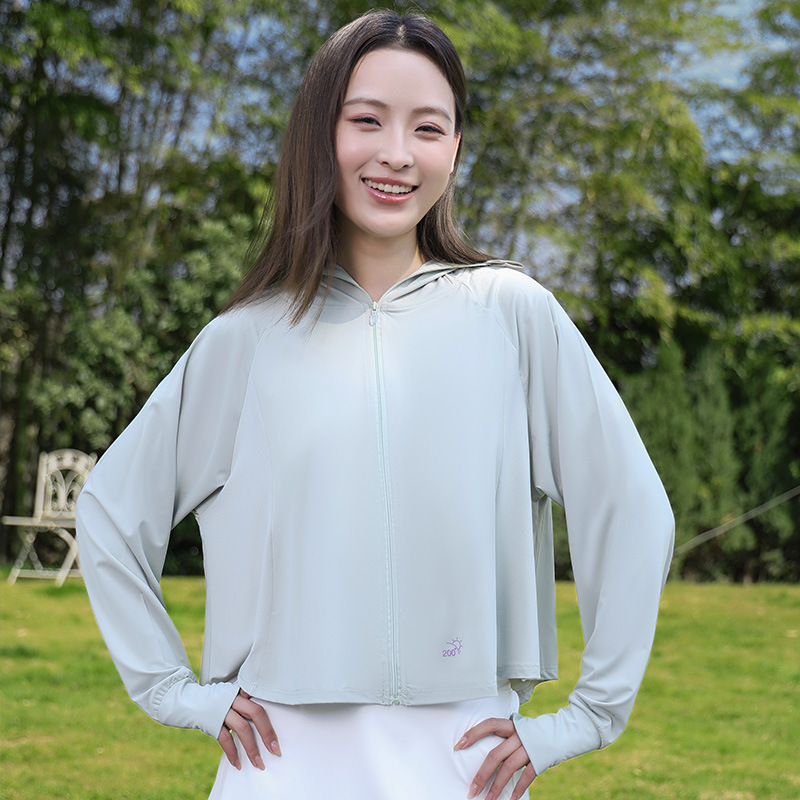 2025 新しい日焼け止め服アイスシルク抗 UV 日焼け止め服夏の海辺の肌の服屋外ルーズコート服|undefined