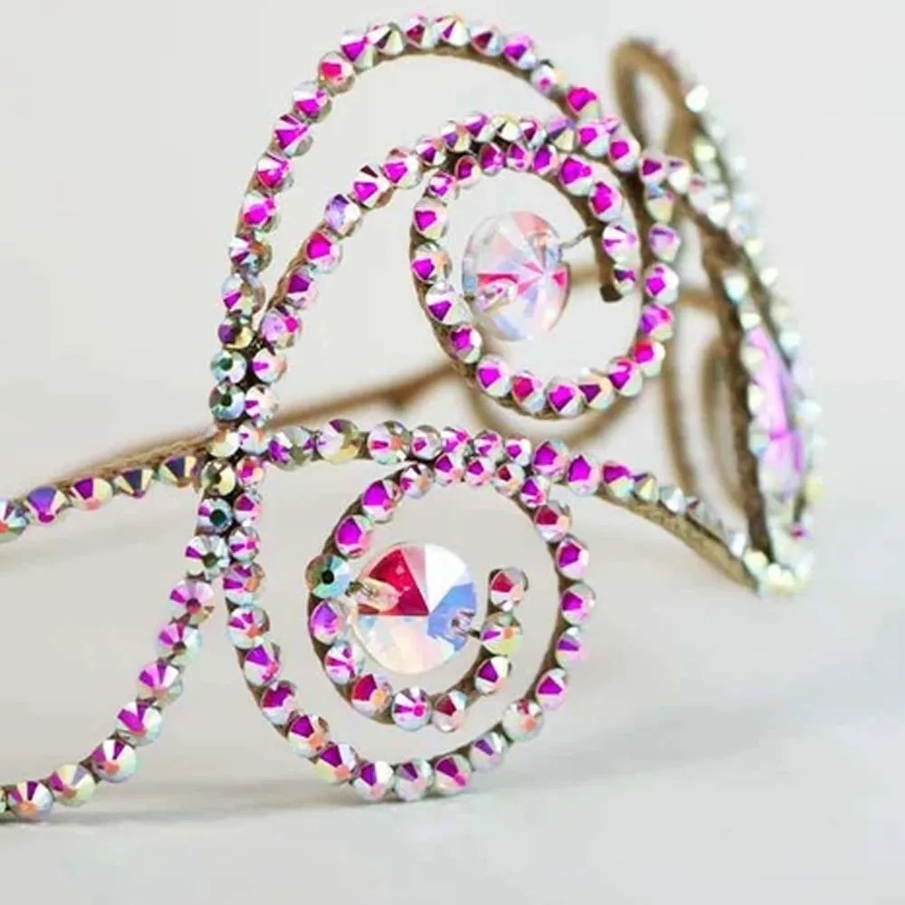 Bohemia color gota de agua correa de cabello personalidad diamante tocado accesorios escenario Headwear