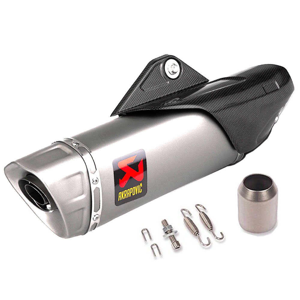 Motorcycle Modification Scorpio R1 Industry and Trade Exhaust Carbon Fiber Titanium Alloy Exhaust Pipe Spring Wind 450SR/DUKE/R1