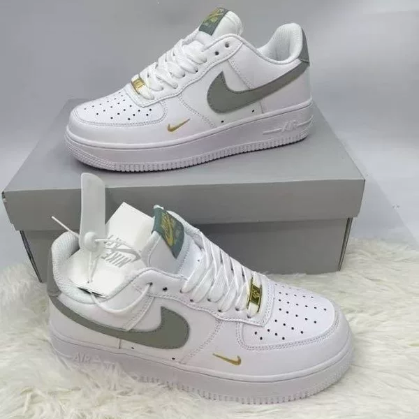 Popular AF1 Air Force One mini casual gold hook sneakers for men and women, trendy couple's sports shoes for campus