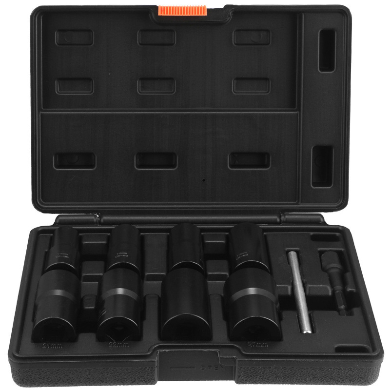 10件受损生锈螺母轮胎螺丝取出器拆卸工具大飞加长套筒套装反牙