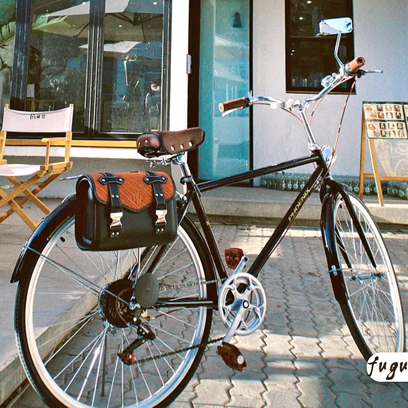 Scooter Motorcycle Yamaha Little Turtle King Electric Car Jiang Ge Waterproof Leather Hanging Bag Rear Seat Bag Tail Bag Cycling