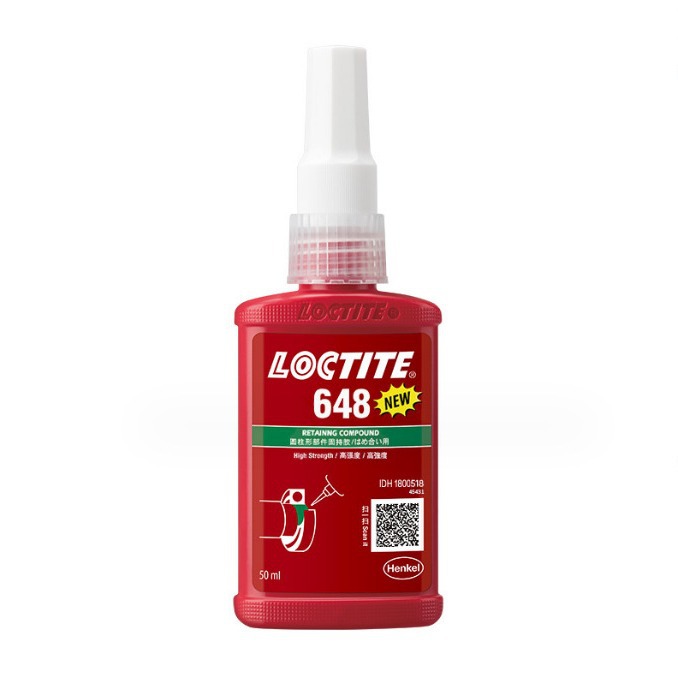 汉高乐泰648强力螺丝胶水loctite648NSF认证耐高温耐油厌氧胶水