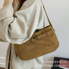 腋下包包女式2025新款潮小众复古时尚轻奢小众高级感单肩包水桶包