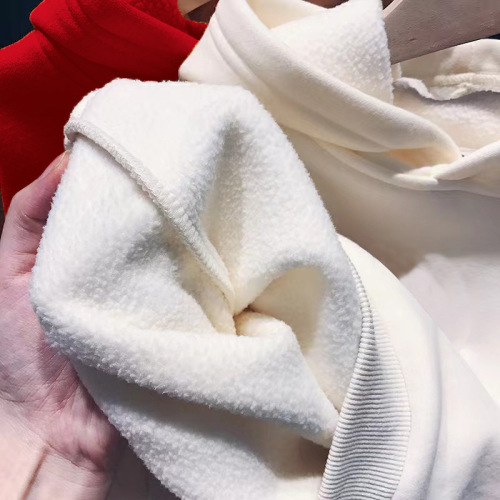 Children's Fleece-lined Thick Hooded Sweatshirt Girls' Stylish Over-the-Head Top Boys' Korean-style Coat Baby Autumn/Winter Children's Clothing
