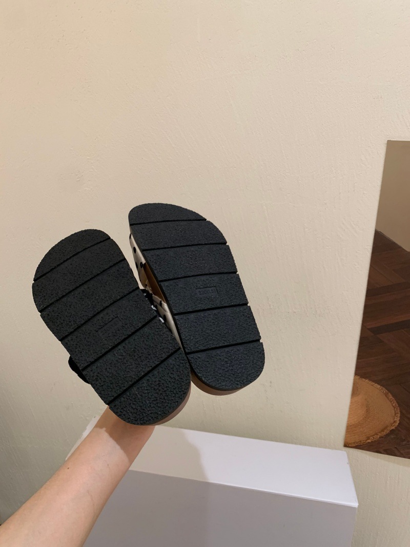 Women's Slip-on Slippers With White Polka Dot Pattern For Summer_voghion.com