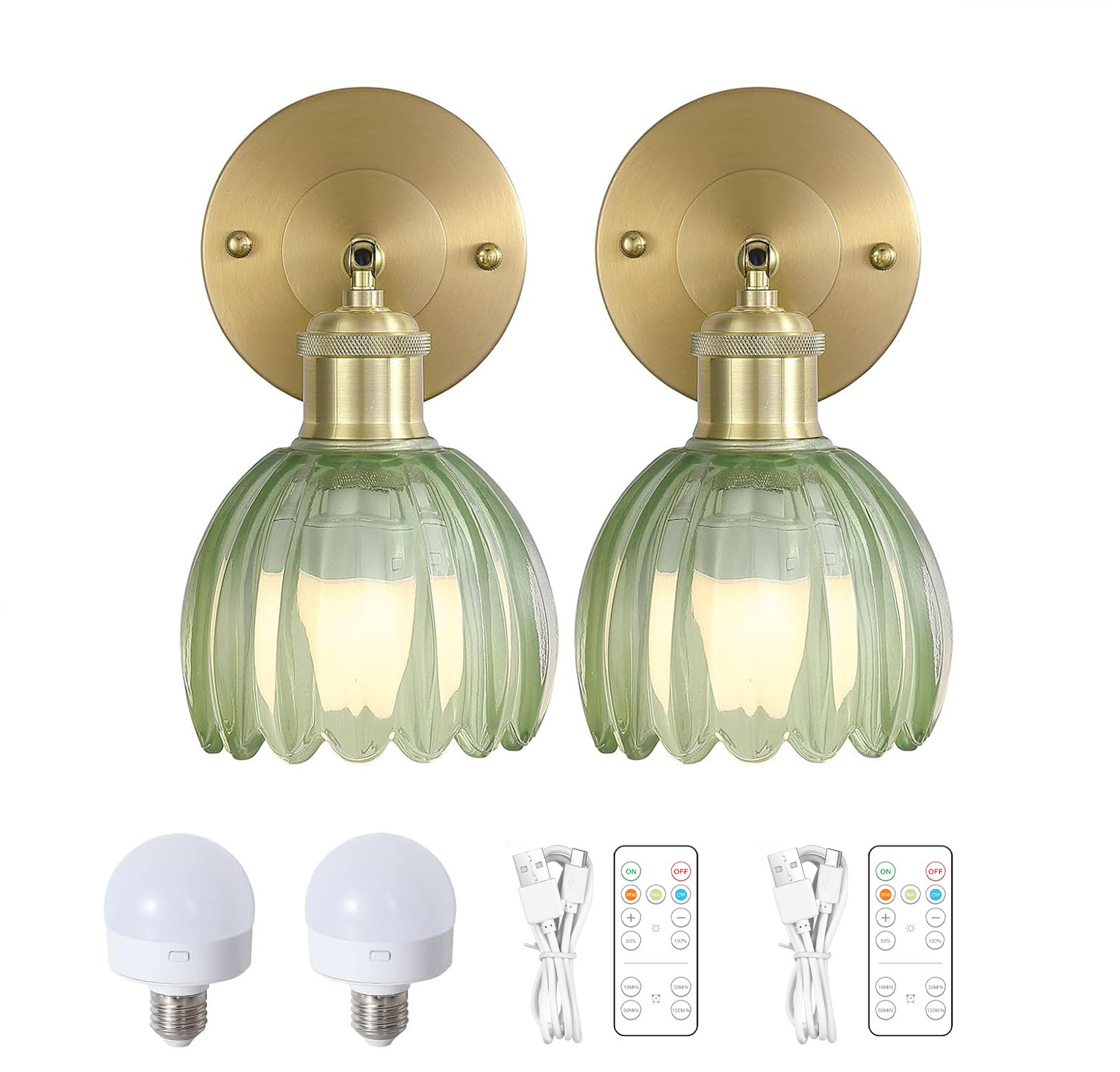 A형 녹색 2구 삼색 충전식