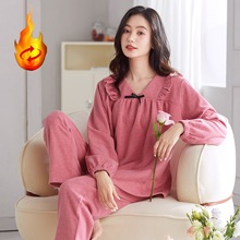 ���޲�˿˯��Ůʿ�ﶬ���Է��ȵ��޼Ӻ����п��⴩��ů�Ҿӷ�Ů��