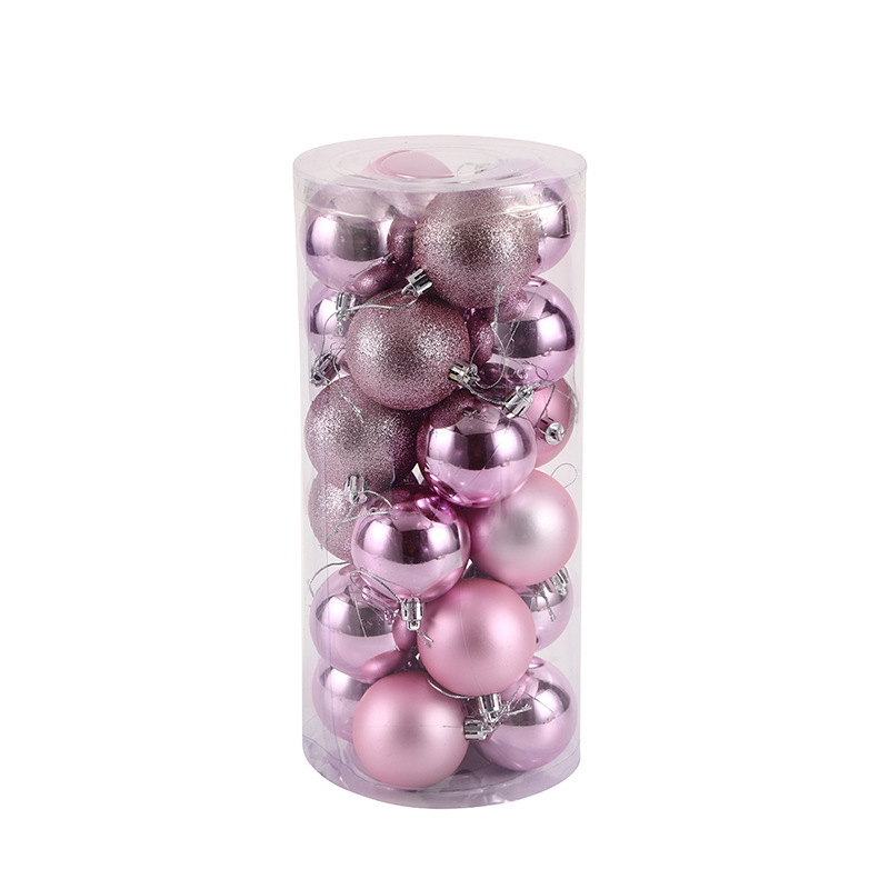 クリスマスボールセット丸桶角箱彩色絵3cm 4cm 6cmクリスマス装飾クリスマスボール装飾ボールクリスマス|undefined