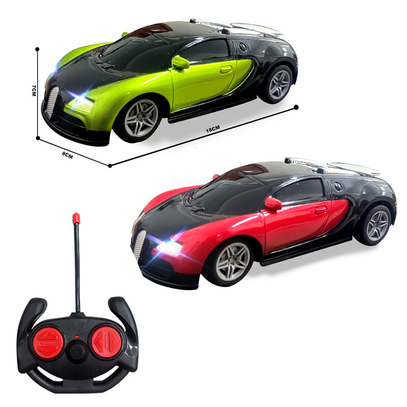 Cross-border 1:24 Bujia di four-way remote control car high-speed drift sports car toy wireless charging toy wholesale