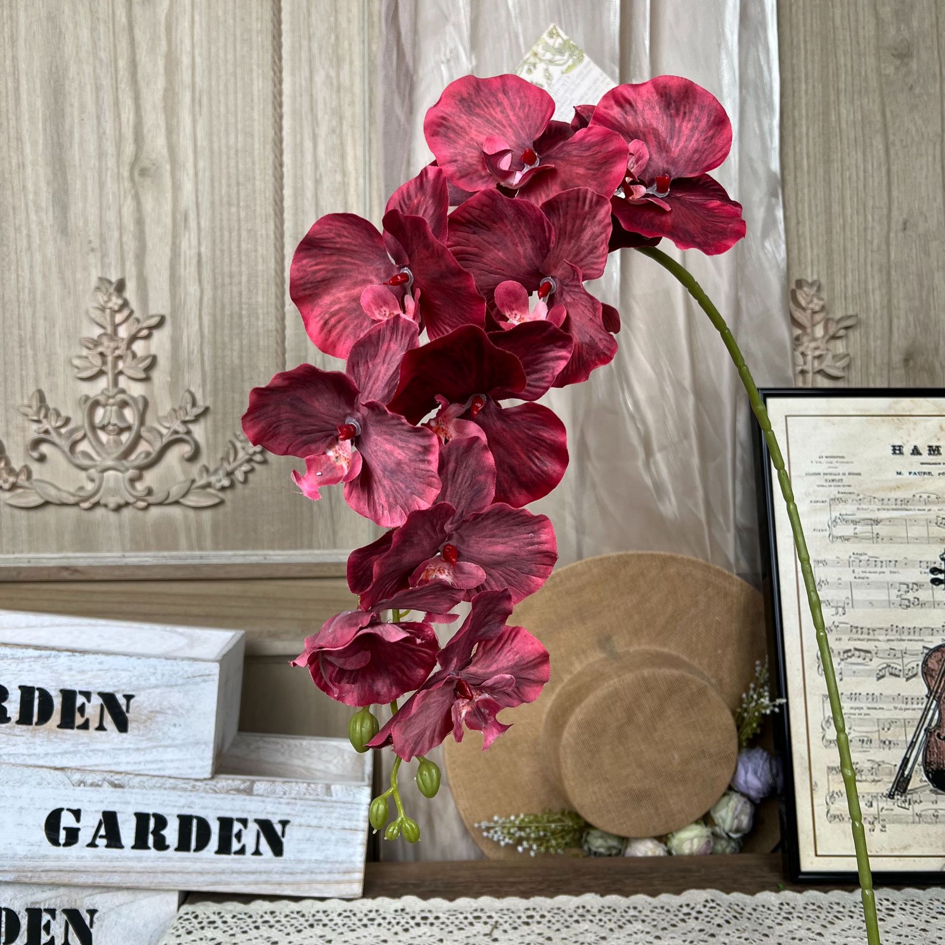 MJ-9 Phalaenopsis-Vermelho