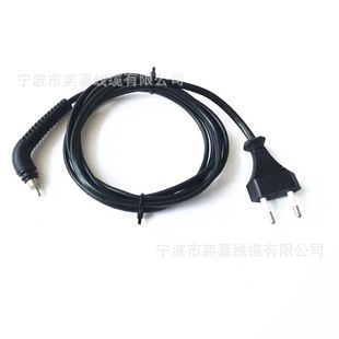 Manufacturer Supplies Vde European Power Cord, European Standard Plug Power Cord, Automatic Curling Iron 180 Degree Rotating Plug