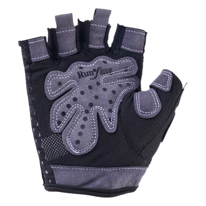 Cross-Border Sports Fitness Gloves, Half-Finger Breathable, Non-Slip, Comfortable, Sweat-Absorbent, Outdoor Cycling Gloves, Unisex Style