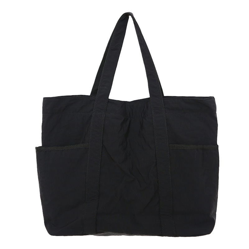 Nylon Tote Bag Large Capacity Women's 2025 New Simple Shoulder Bag Commuter Bag Retro Shopping Bag Handbag - Thumbnail 8