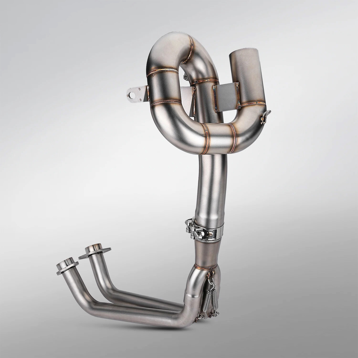 MT-07 TRACER700 XSR700 Motorcycle Modified Exhaust Front Section MT07 Dual Oxygen Sensor Exhaust 51MM