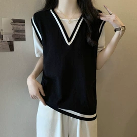 女式针织衫;毛衣;时尚休闲套装