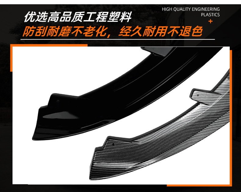 Suitable for Mini Cooper S Jcw F55 F56 F57 2014-2021 Front Lip and Front Spoiler Exterior Modification