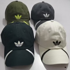 三叶草阿迪时尚百搭鸭舌帽防晒遮阳棒球帽男女同款棒球帽纯色潮牌