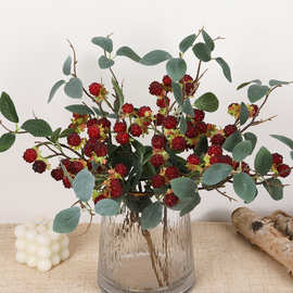 仿真植物树莓红色浆果桑葚果子假花 家居装饰摄影道具 婚庆布置