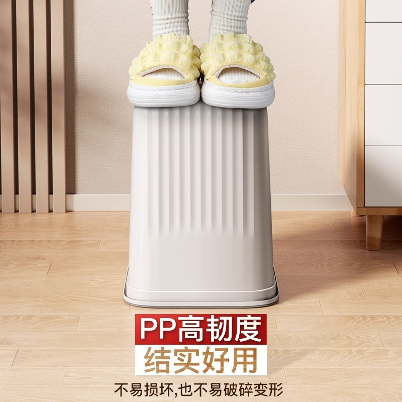 家庭用大型ゴミ箱、大容量、高級感、蓋なし圧力リングゴミ箱、バスルーム、トイレ、リビングルーム用|undefined