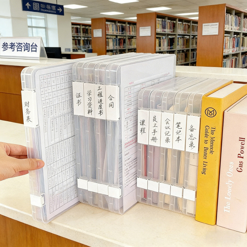 Transparent Double-Clasp Plastic File Box A4 Document Storage Box Waterproof and Dustproof Household Registration Book Graduation Certificate Information Box Transparent Double-Clasp Plastic File Box A4 Document Storage Box Waterproof and Dustproof Household Registration Book Graduation Certificate Information Box