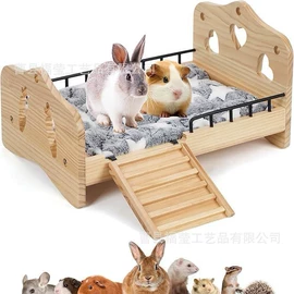 其他小宠用品;仓鼠窝、笼;木质工艺品