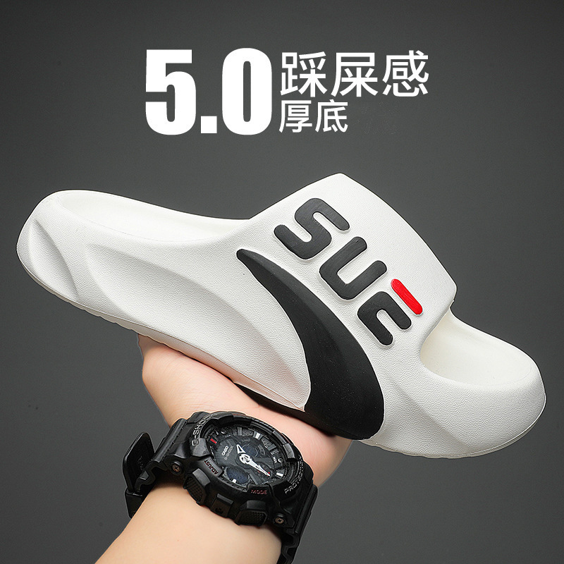 Eva  Slippers for Men, Summer Wear-Resistant, Trendy Sports Outer Wear, Versatile Dormitory Sandals, High-End and Comfortable