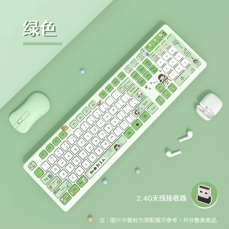 Mute acrylic keyboard, high quality cute laptop
