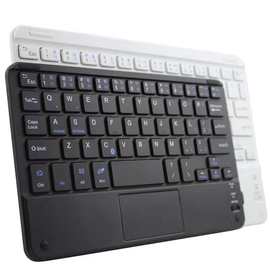 迷你蓝牙键盘 多尺寸轻便黑白触摸控无线键盘现货批发