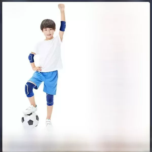 Children's Knee Pads Elbow Pads suit Summer Boys Basketball Football Pads Girls Professional Dance Sports Sponge Knee Pads