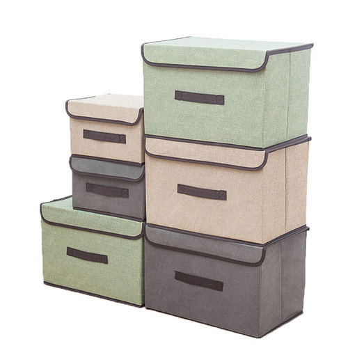 Korean-style combination storage box, foldable storage basket, beige miscellaneous storage basket factory, PP board underwear storage box, dropshipping