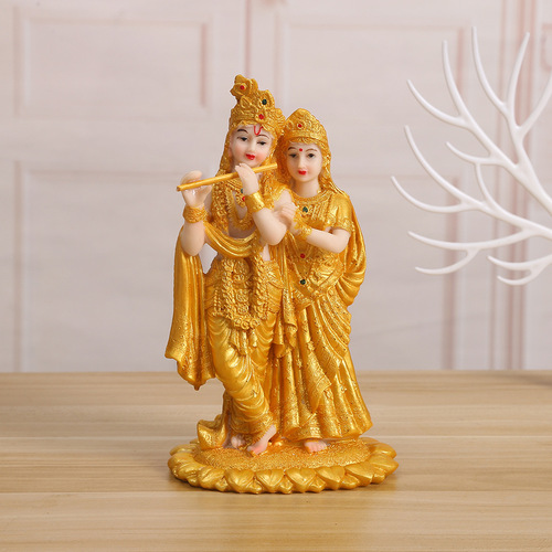 Indian Buddha ornaments, business gifts, flute Indian Buddha crafts, supply of diy gold-plated gifts on behalf of shipping