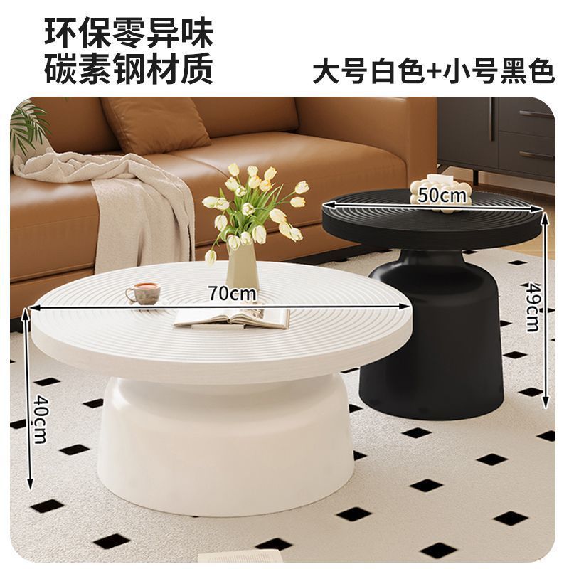 中古风实木茶几侘寂风法式复古家用客厅小户型设计师高级感茶台桌|undefined