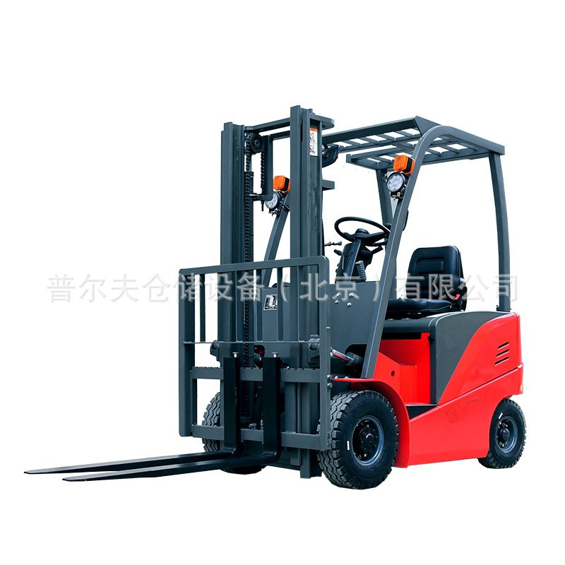 4 Wheel 1.5-3.0 Ton Electric Reach Stacker Truck Forklift