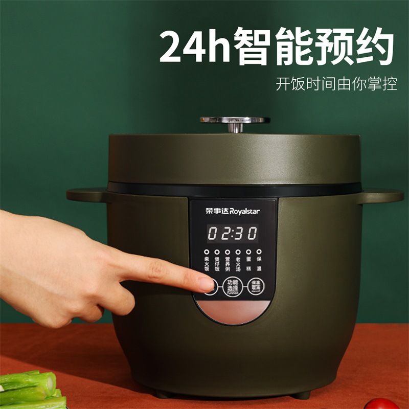 Rongshi.Da Rfb-Cj20F Car Rice Cooker Large Truck Smart Rice Cooker 2 Liters Capacity Self-Driving Tour