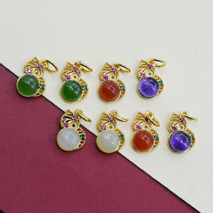 �~�24k���ɫ��Ȼ�t���ˮ�����J�ʯ����diy������Ʒ���
