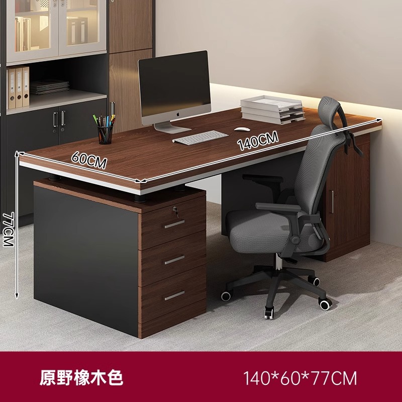 Mesa de oficina de jefe / silla de personal / escritorio / mesa de computadora / mesa de escritorio / mesa de supervisor / mesa de finanzas