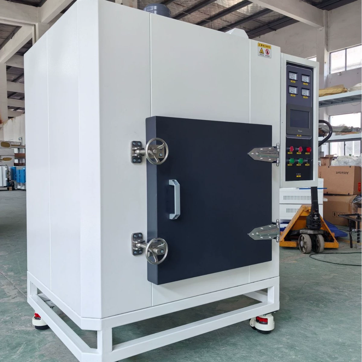 Атмосфера коробки муфельная печь литиевая батарея спекания резистивная печь вакуумная атмосфера высокотемпературная печь промышленная вакуумная пайка