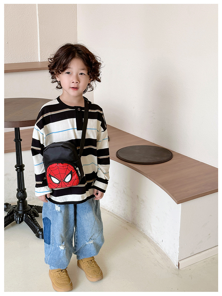 2023 Children's Casual crossbody Bag, New cartoon small crossbody bag for primary school students, portable mobile phone coin purse for boys' Outing undefined